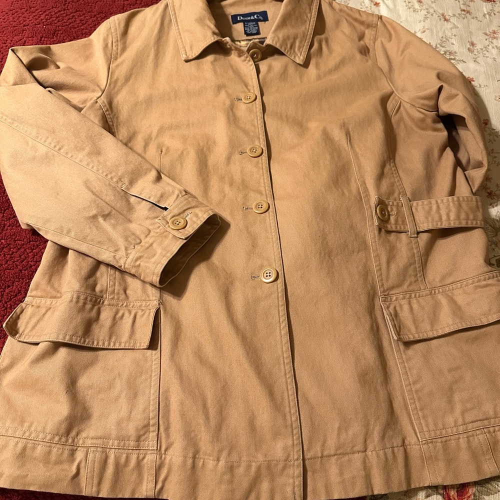 Denim & Co. Women’s XL, lined canvas jacket.